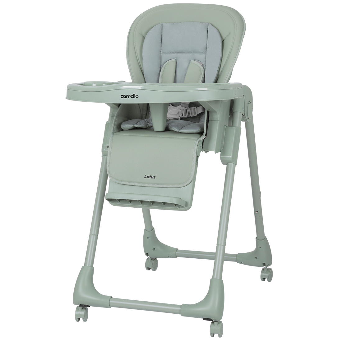 Стульчик для кормления Lotus 2025 ANIM Компактно складывается и не занимает много места.